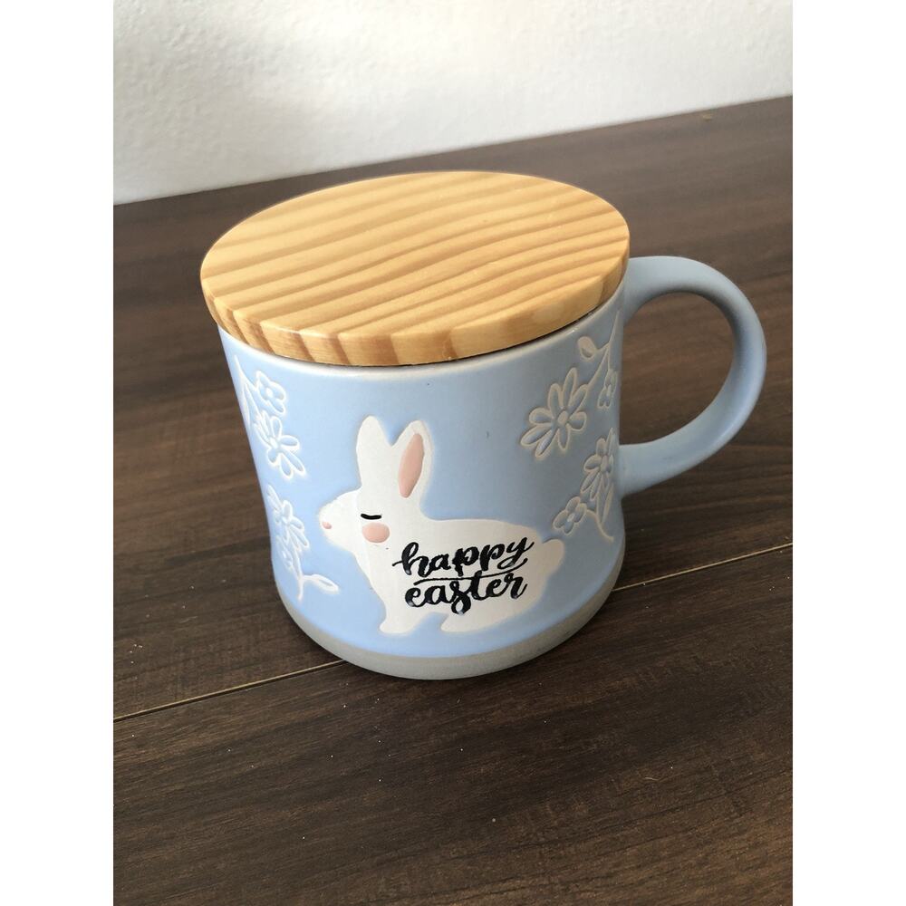 Ashman Fresh Fruit 17 Ounce Candle In Easter Blue Coffee Mug. New Two Wick